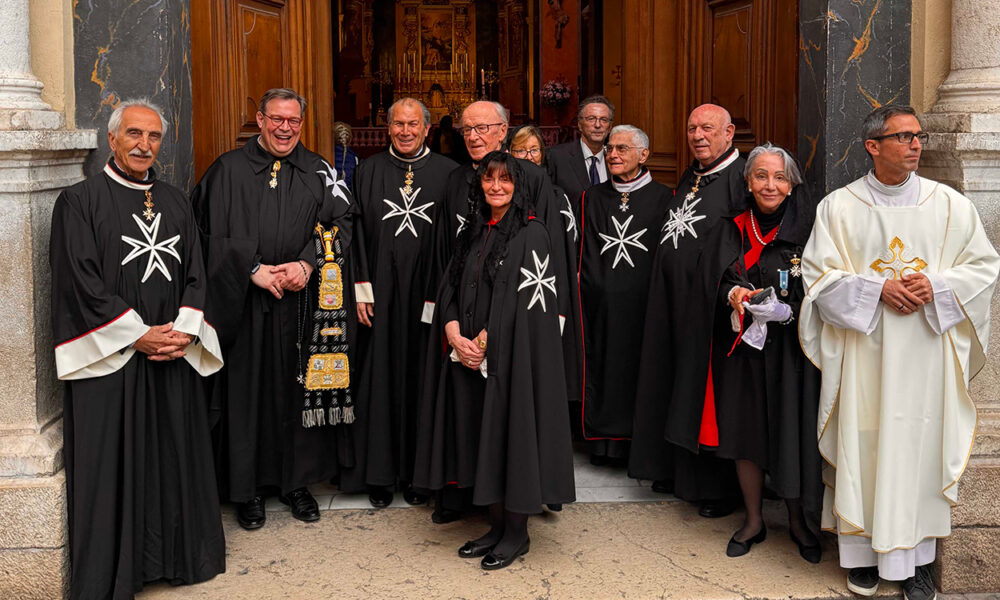 L'Ordre de Malte à la Messe célébrée à Nice en présence d’un Membre du Souverain Conseil le 6 avril 2024